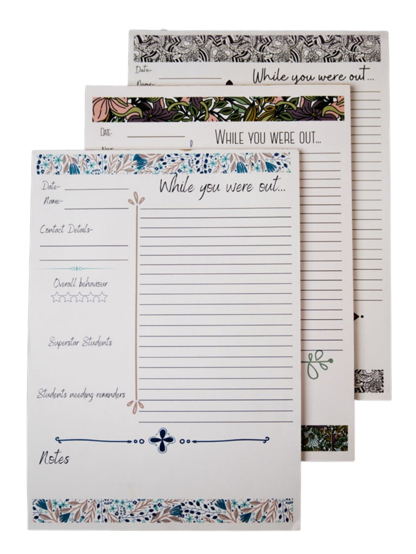 Supply Teacher Notepad
